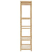 Cuier pentru haine cu rafturi, 80x40x175 cm, bambus - WALTI WALTI