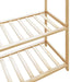 Cuier pentru haine cu rafturi, 80x40x175 cm, bambus - WALTI WALTI