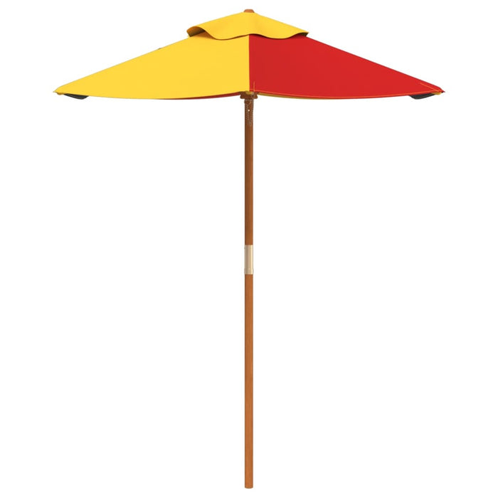 Umbrelă de grădină pentru copii cu stâlp din lemn, Ø120x140 cm - WALTI WALTI