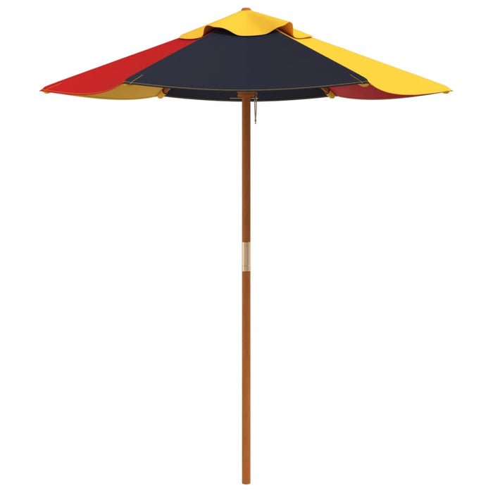 Umbrelă de grădină pentru copii cu stâlp din lemn, Ø120x140 cm - WALTI WALTI