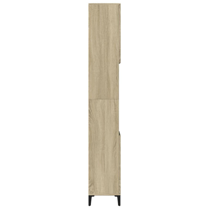 Dulap de baie, stejar sonoma, 30x30x190 cm, lemn prelucrat - WALTI WALTI