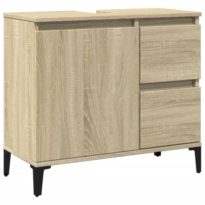 Dulap de baie, stejar sonoma, 65x33x60 cm, lemn prelucrat - WALTI WALTI
