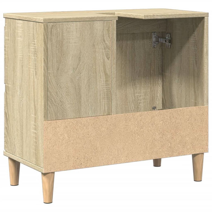 Dulap de baie, stejar sonoma, 65x33x60 cm, lemn prelucrat - WALTI WALTI