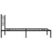 Cadru de pat din metal cu tăblie, negru, 107x203 cm - WALTI WALTI