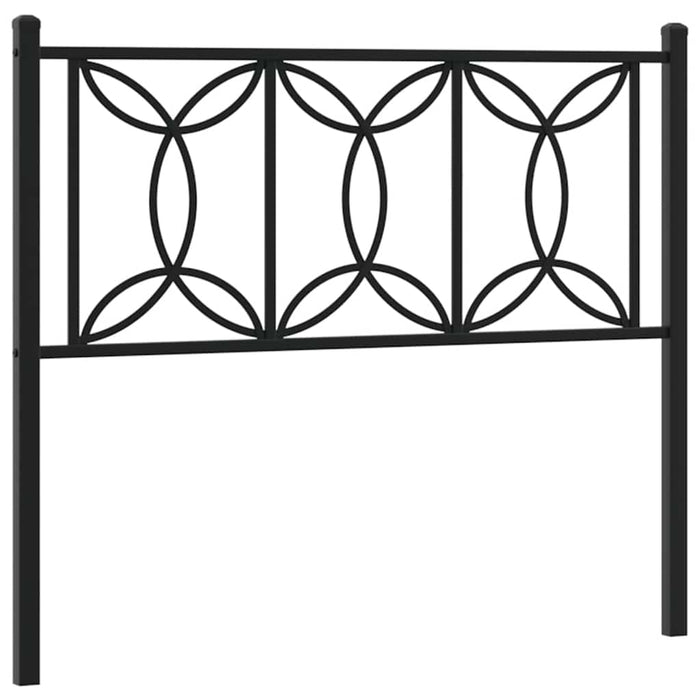 Tăblie de pat de schimb metalică, negru, 107 cm WALTI