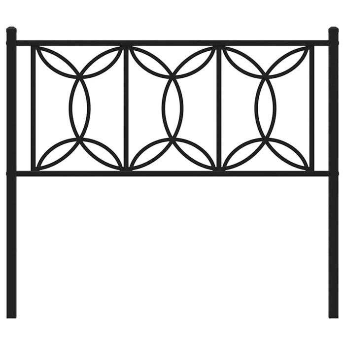 Tăblie de pat de schimb metalică, negru, 107 cm WALTI