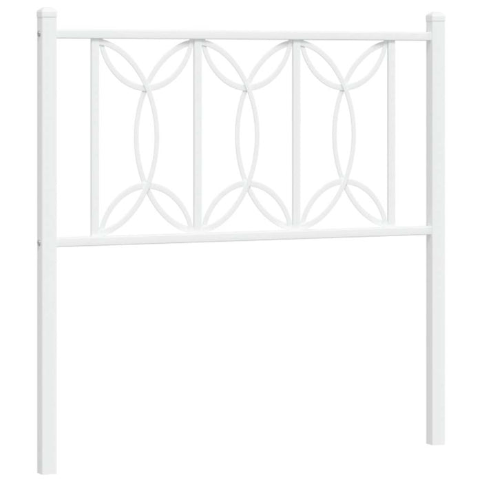 Tăblie de pat de schimb metalică, alb, 75 cm - WALTI WALTI