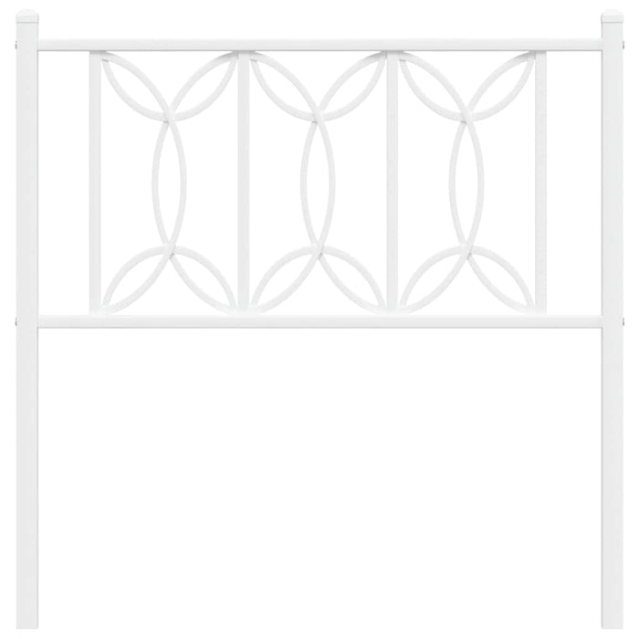 Tăblie de pat de schimb metalică, alb, 75 cm - WALTI WALTI