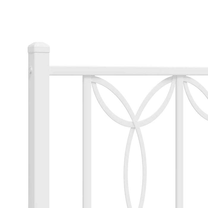 Tăblie de pat de schimb metalică, alb, 75 cm - WALTI WALTI