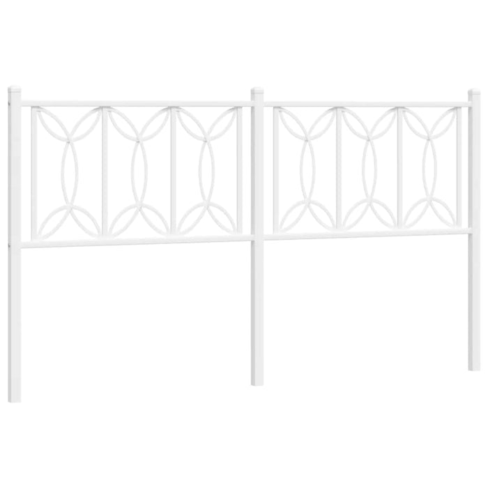 Tăblie de pat de schimb metalică, alb, 150 cm WALTI