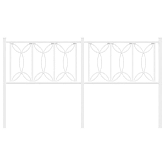 Tăblie de pat de schimb metalică, alb, 150 cm WALTI