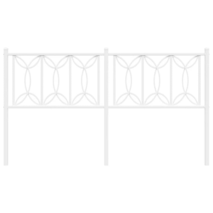 Tăblie de pat de schimb metalică, alb, 160 cm - WALTI WALTI