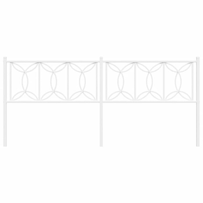 Tăblie de pat de schimb metalică, alb, 200 cm WALTI