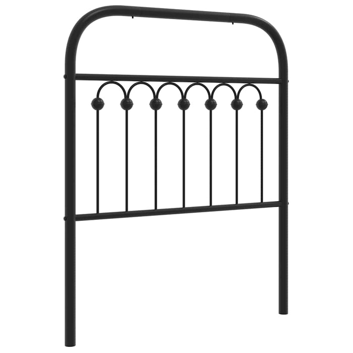 Tăblie de pat de schimb metalică, negru, 75 cm - WALTI WALTI