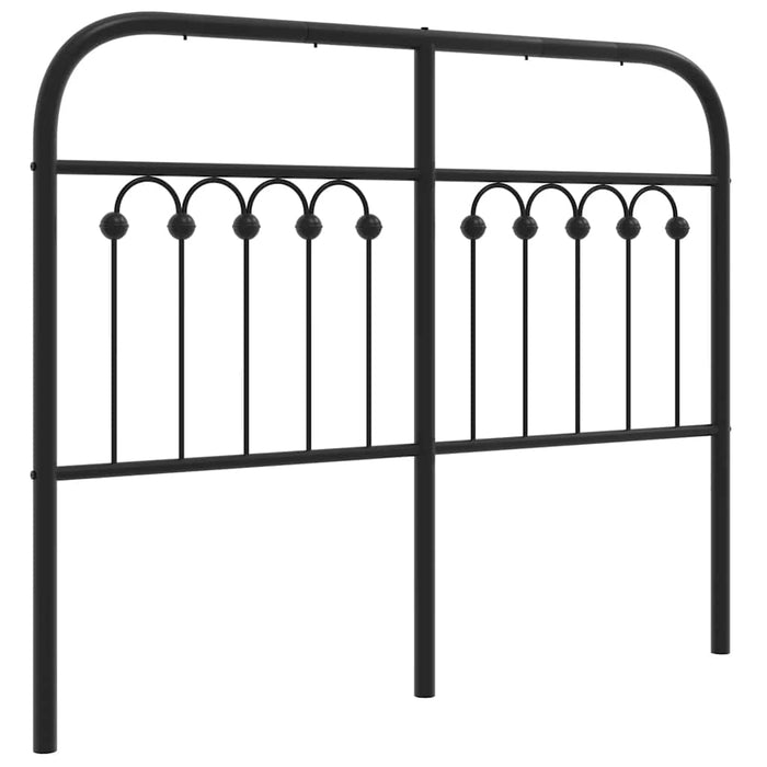 Tăblie de pat de schimb metalică, negru, 120 cm - WALTI WALTI