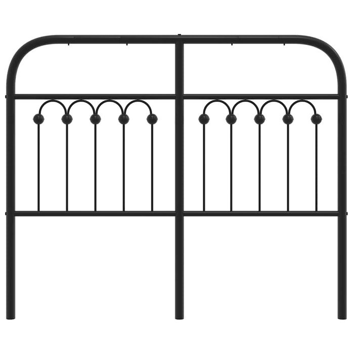 Tăblie de pat de schimb metalică, negru, 120 cm - WALTI WALTI