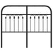 Tăblie de pat de schimb metalică, negru, 120 cm - WALTI WALTI