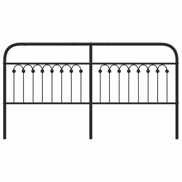 Tăblie de pat de schimb metalică, negru, 180 cm - WALTI WALTI