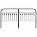Tăblie de pat de schimb metalică, negru, 180 cm - WALTI WALTI
