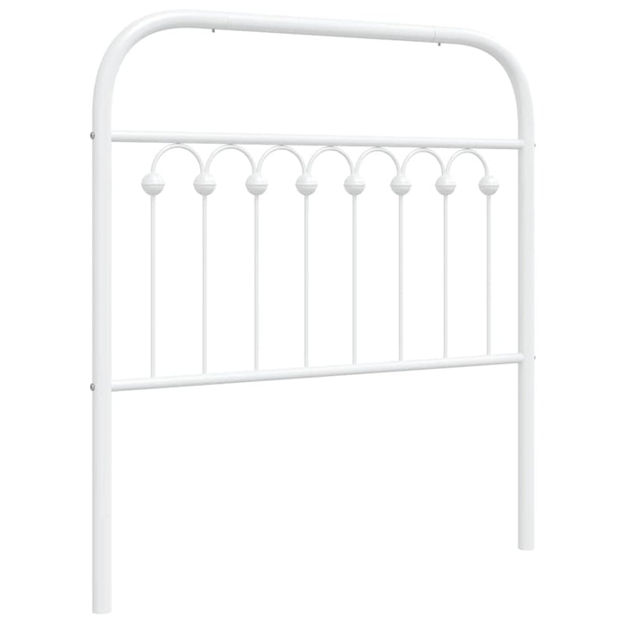 Tăblie de pat de schimb metalică, alb, 90 cm WALTI