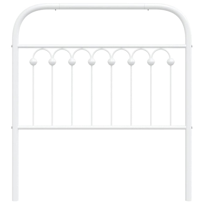 Tăblie de pat de schimb metalică, alb, 90 cm WALTI