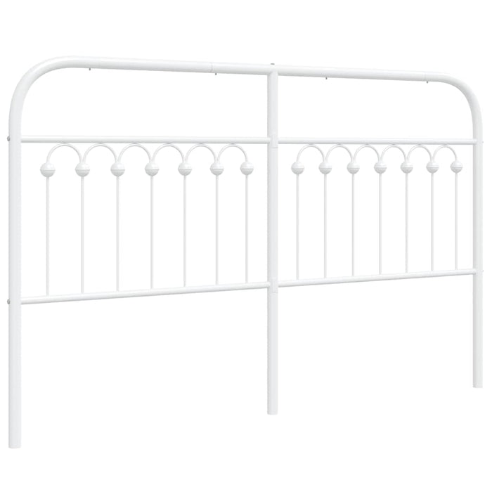 Tăblie de pat de schimb metalică, alb, 150 cm - WALTI WALTI