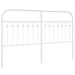 Tăblie de pat de schimb metalică, alb, 150 cm - WALTI WALTI