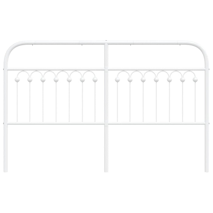 Tăblie de pat de schimb metalică, alb, 150 cm - WALTI WALTI