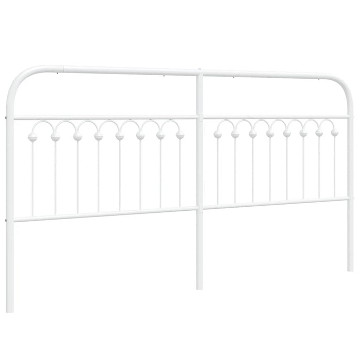 Tăblie de pat de schimb metalică, alb, 180 cm WALTI