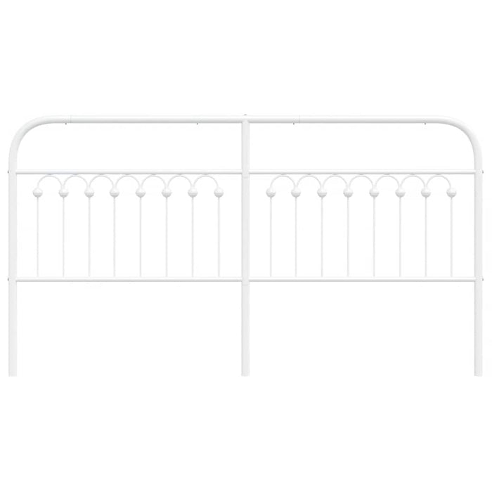 Tăblie de pat de schimb metalică, alb, 180 cm WALTI