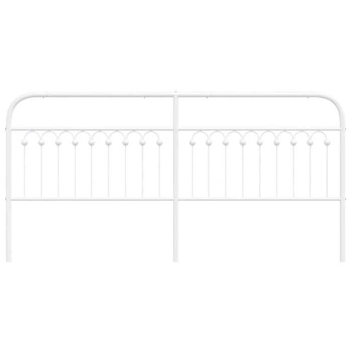 Tăblie de pat de schimb metalică, alb, 193 cm WALTI