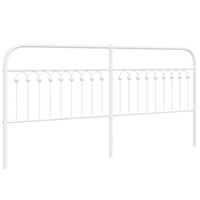 Tăblie de pat de schimb metalică, alb, 200 cm WALTI
