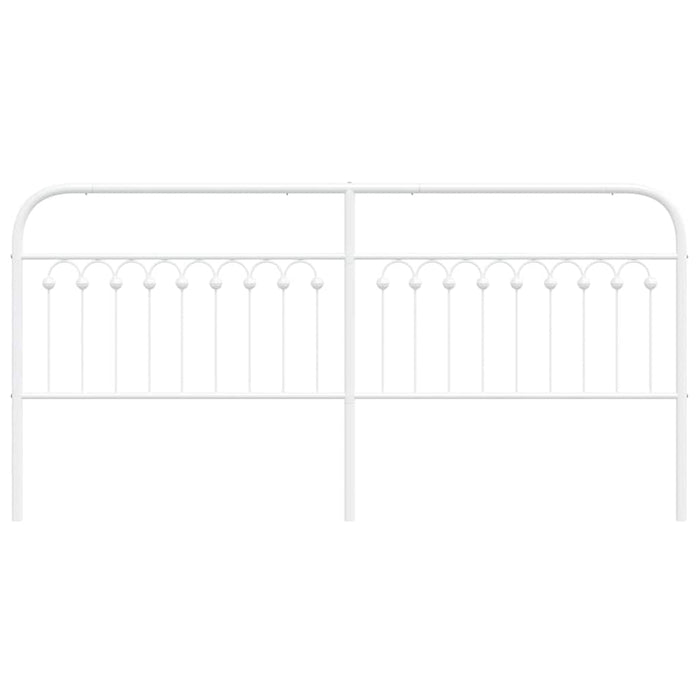 Tăblie de pat de schimb metalică, alb, 200 cm WALTI