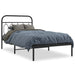 Cadru de pat din metal cu tăblie, negru, 107x203 cm - WALTI WALTI