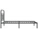 Cadru de pat din metal cu tăblie, negru, 107x203 cm - WALTI WALTI