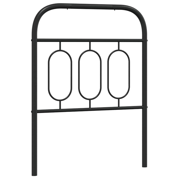 Tăblie de pat de schimb metalică, negru, 75 cm WALTI
