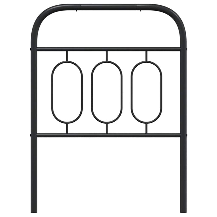 Tăblie de pat de schimb metalică, negru, 75 cm WALTI