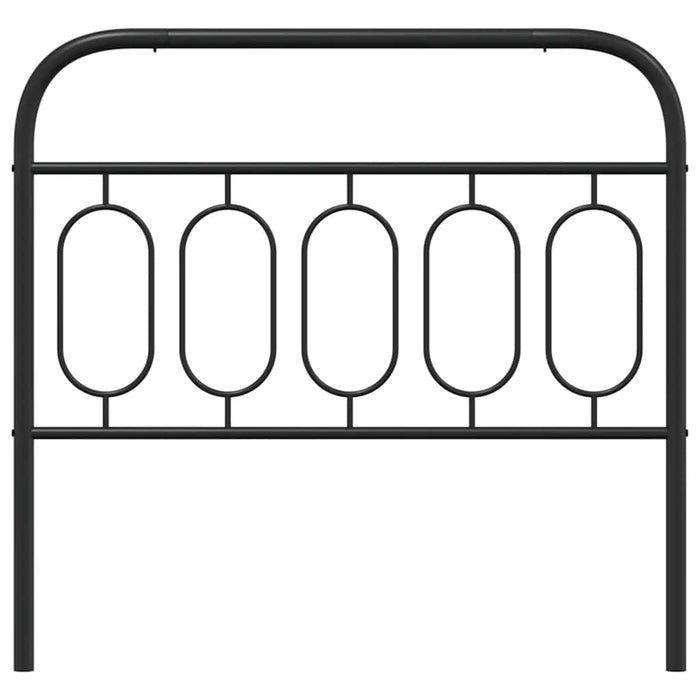 Tăblie de pat de schimb metalică, negru, 100 cm WALTI