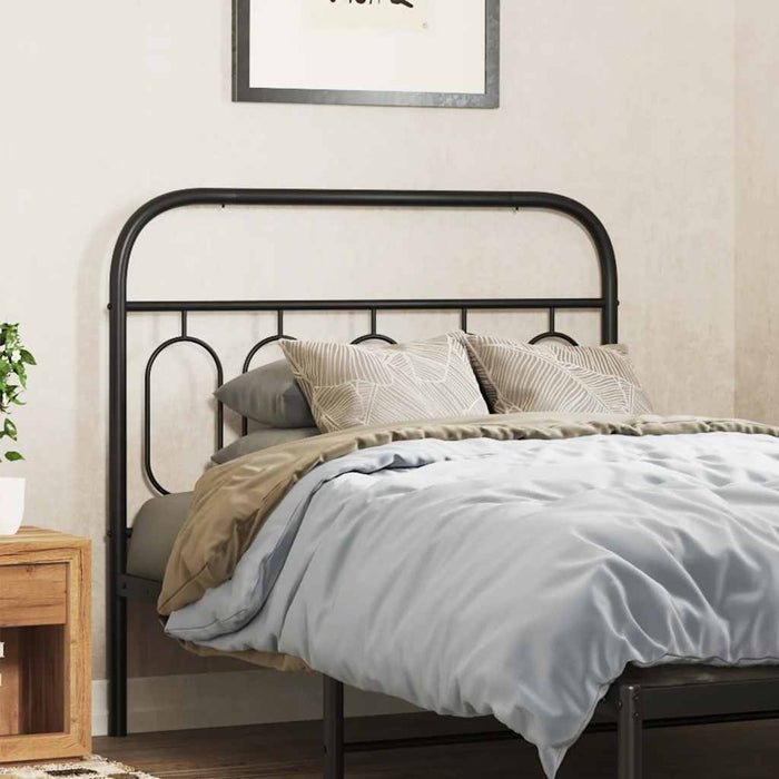 Tăblie de pat de schimb metalică, negru, 100 cm WALTI