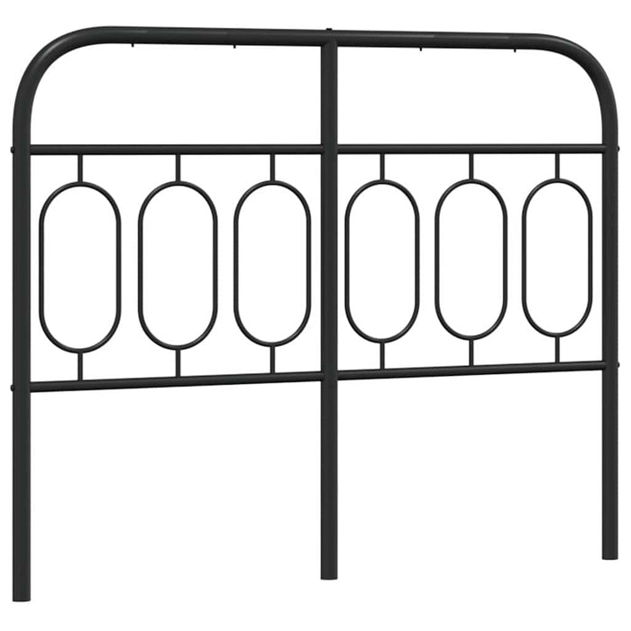 Tăblie de pat de schimb metalică, negru, 120 cm - WALTI WALTI