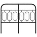 Tăblie de pat de schimb metalică, negru, 120 cm - WALTI WALTI