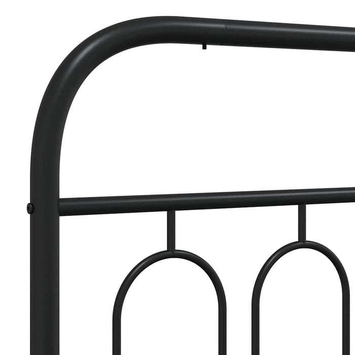 Tăblie de pat de schimb metalică, negru, 120 cm - WALTI WALTI