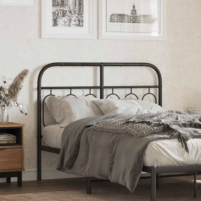 Tăblie de pat de schimb metalică, negru, 120 cm - WALTI WALTI