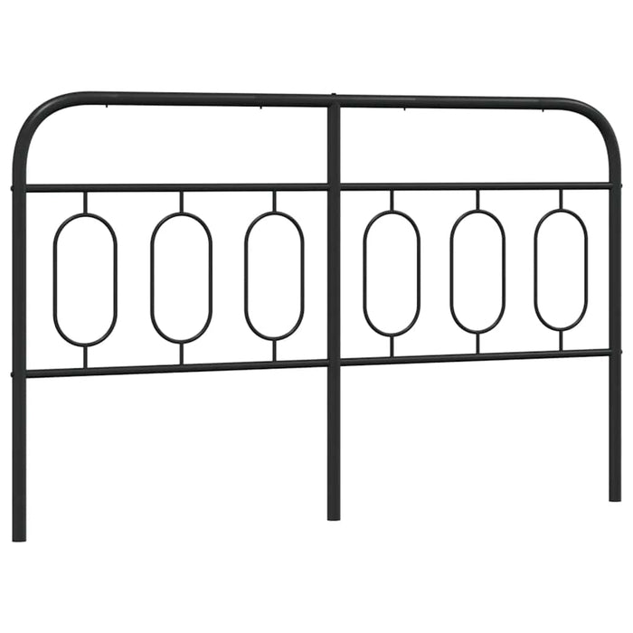 Tăblie de pat de schimb metalică, negru, 137 cm WALTI
