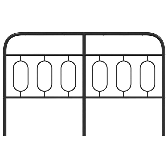 Tăblie de pat de schimb metalică, negru, 137 cm WALTI