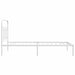 Cadru de pat din metal cu tăblie, alb, 107x203 cm - WALTI WALTI