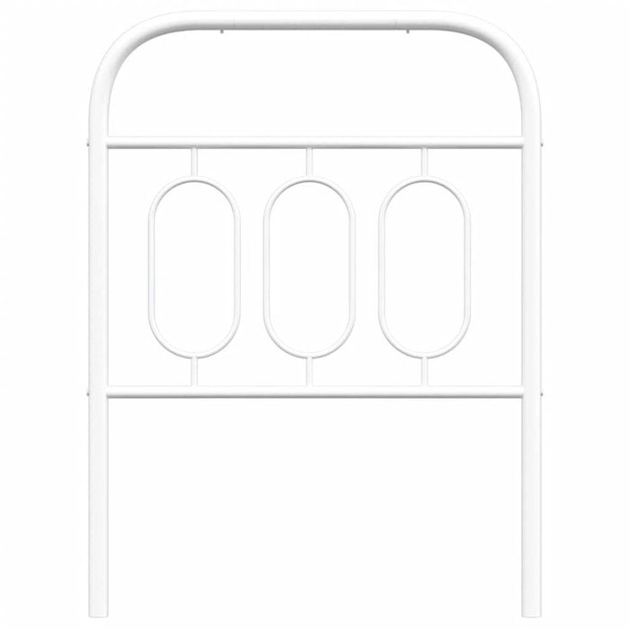 Tăblie de pat de schimb metalică, alb, 75 cm - WALTI WALTI