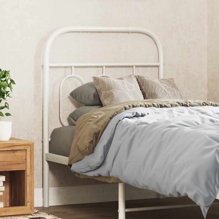 Tăblie de pat de schimb metalică, alb, 75 cm - WALTI WALTI