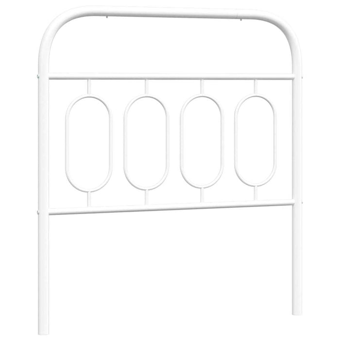 Tăblie de pat de schimb metalică, alb, 90 cm WALTI