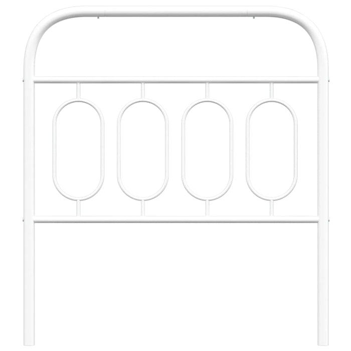 Tăblie de pat de schimb metalică, alb, 90 cm WALTI